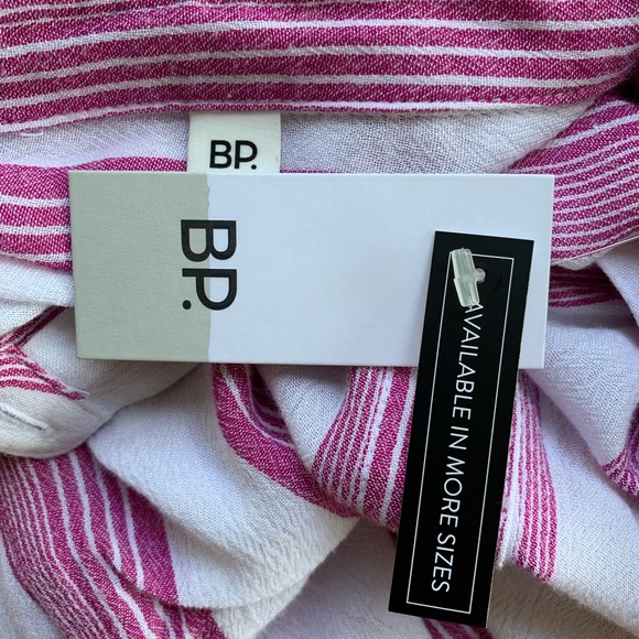 NWT Nordstrom BP striped button down shirt - Picture 7 of 8